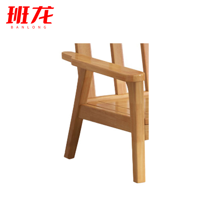 班龙会客实木沙发三人位204cm张高清大图