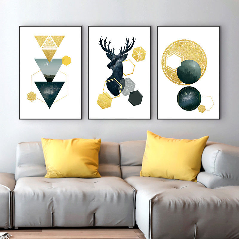 客厅装饰画现代简约ciaa1512815127151294060水晶画面尊贵黑框lb铝