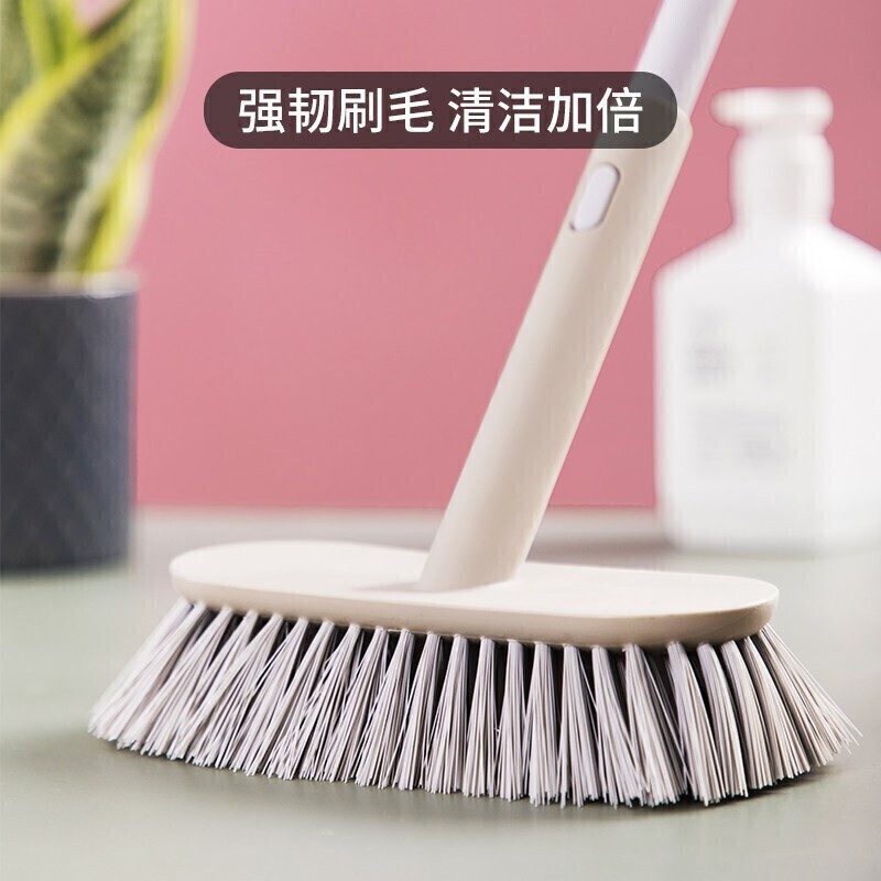 茶花 215001洗地刷子长柄厕所刷子浴室刷地板刷清洁浴缸瓷砖地缝刷高清大图