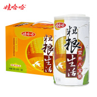 [娃哈哈官方]娃哈哈粗粮生活营养八宝粥360g*12罐