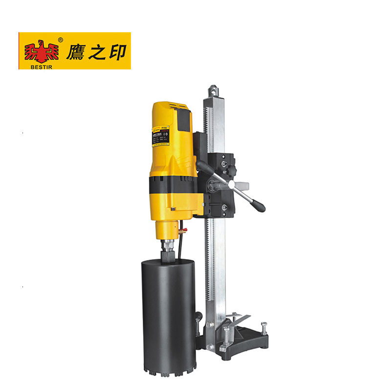 鹰之印台式水转机钻孔机混泥土开孔机空调打孔机手持工程打洞钻机 金刚石工程钻机（有水封）P1102