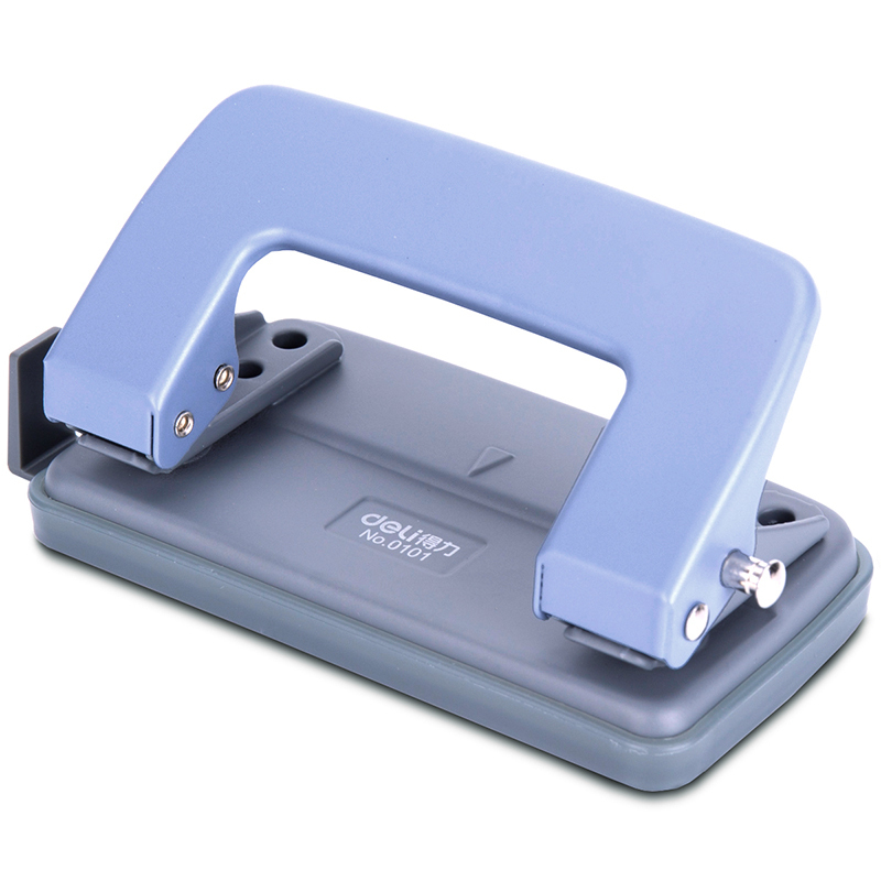 得力0101两孔打孔机混色单位件