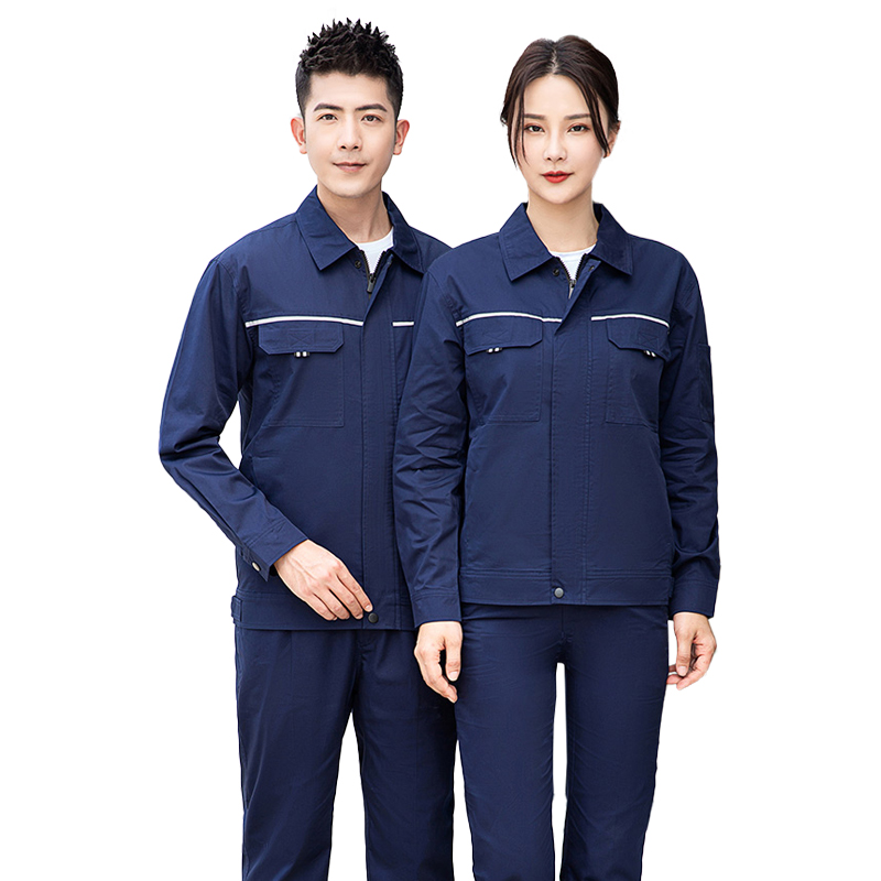 天鸣 纯棉长袖工作服 款式面料可定制 S-4XL 套高清大图