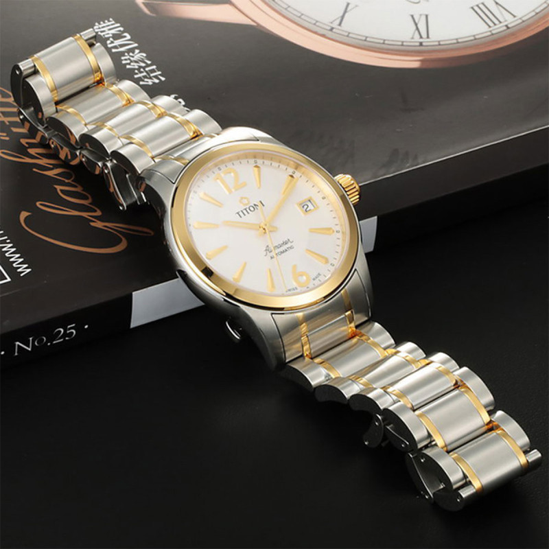 titoni梅花瑞士手表空霸系列男士机械表83933sy323