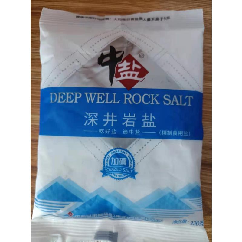 中盐深井岩盐加碘320g