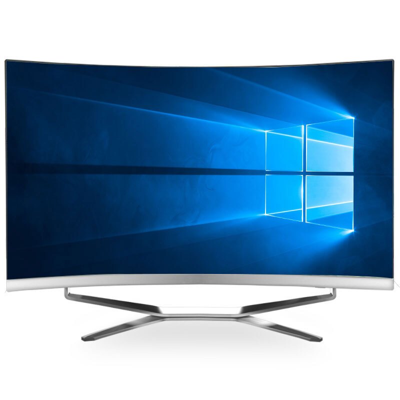 铭能 24英寸曲面一体机电脑窄边框 酷睿i7/8G内存/256G固态SSD 高性能家用办公一体机娱乐游戏学生台式一体机电脑 高性能台式机 商务影音 电脑一体机 内置音箱无线WIFI高清大图