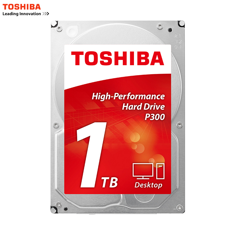 东芝(TOSHIBA)1TB 台式电脑机械硬盘垂直盘64MB 7200RPM SATA接口 P300系列(HDWD110)旗舰 自营