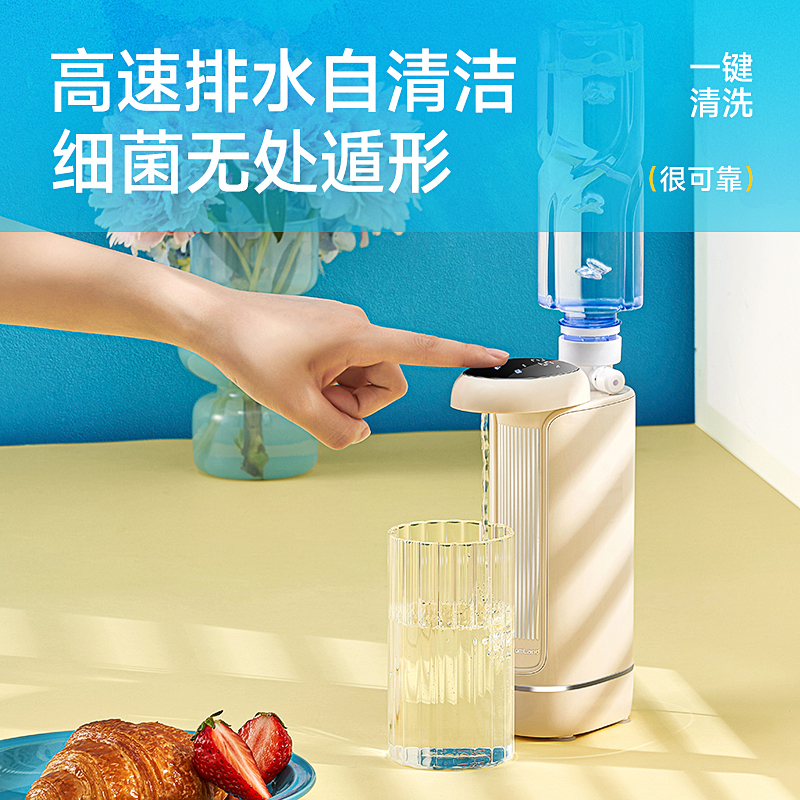 卓朗电热水壶便携式烧水壶 即热式饮水机 便携式饮水机台式家用速热小型迷你旅行电水壶ZL-2029高清大图