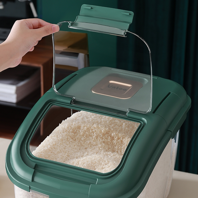 古达装米桶防虫防潮密封20斤米缸盒面桶大米面粉储存罐家用收纳储米箱