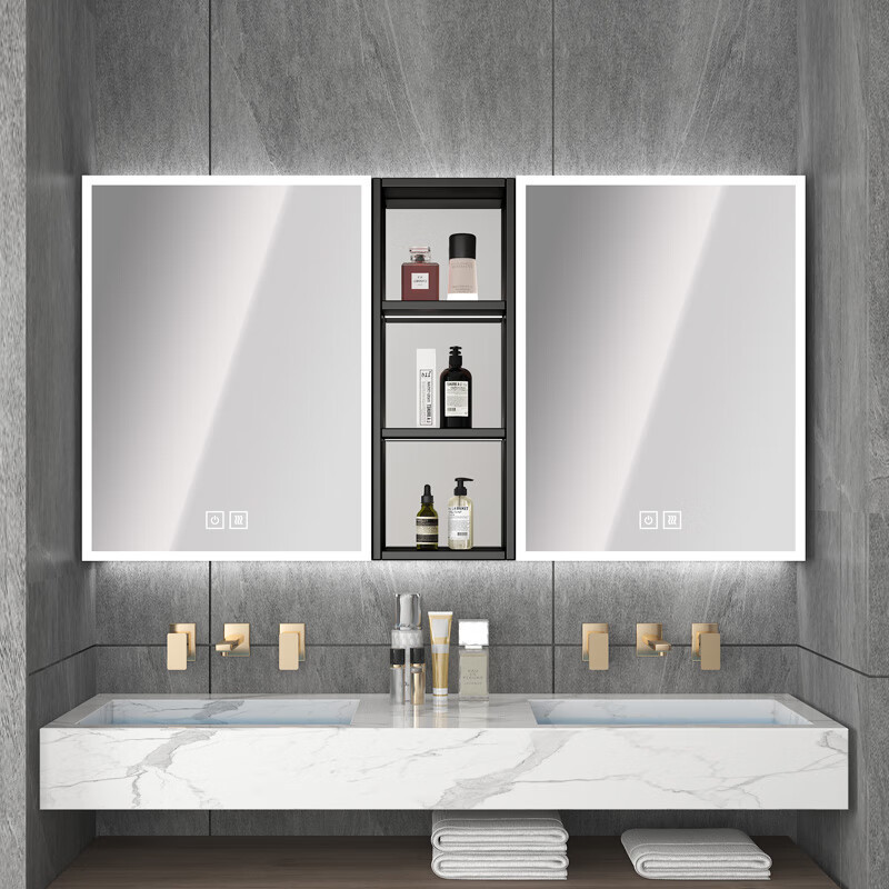 蒂洁仕tikiss铝合金智能浴室镜柜卫生间镜子柜单独组合