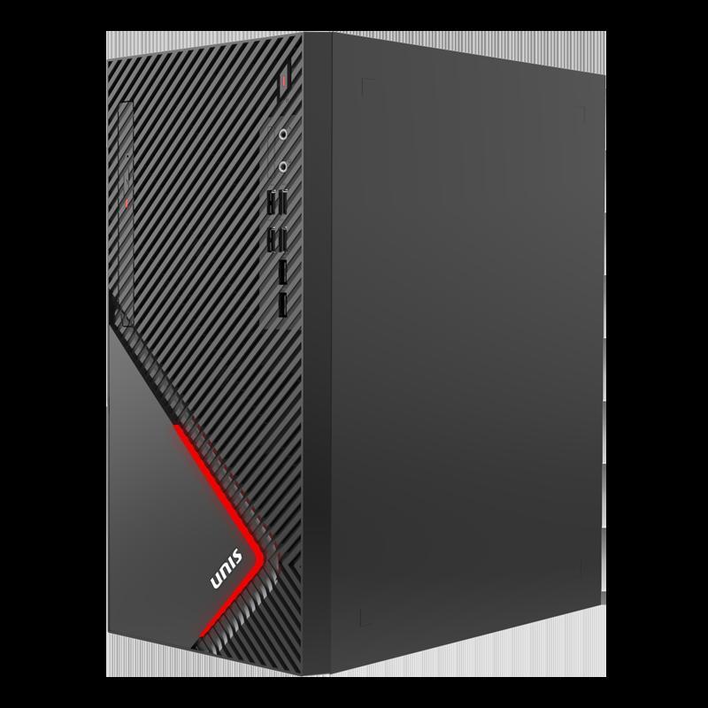 紫 光( Unis )台式主机526T i5-10400 16G 512G SSD 集显 23.8寸显示器