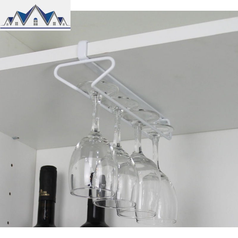 创意红酒杯架倒挂家用日式葡萄酒杯架悬挂酒柜摆件沥水高脚杯架_2_709高清大图