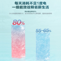 Haier/海尔电热水器6.6升家用上出水小厨宝EC6.6FP 2200W速热 安全防电墙 一级能效 便捷旋钮调温