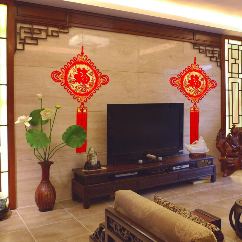 点小洁中国结挂件大号客厅摆件春节新年年货家居福字小号挂饰结婚喜庆装饰品乔迁新居开业礼品壁挂玄关高清大图