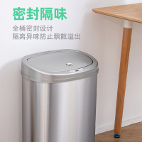 NST/纳仕达 42L大号经典色厨余垃圾分类垃圾桶家用干湿分离垃圾桶智能感应