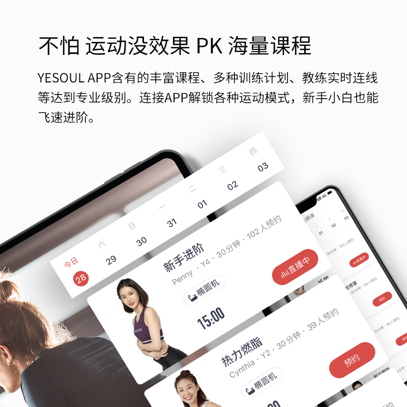 野小兽(YESOUL) 智能椭圆踏步机T30-S