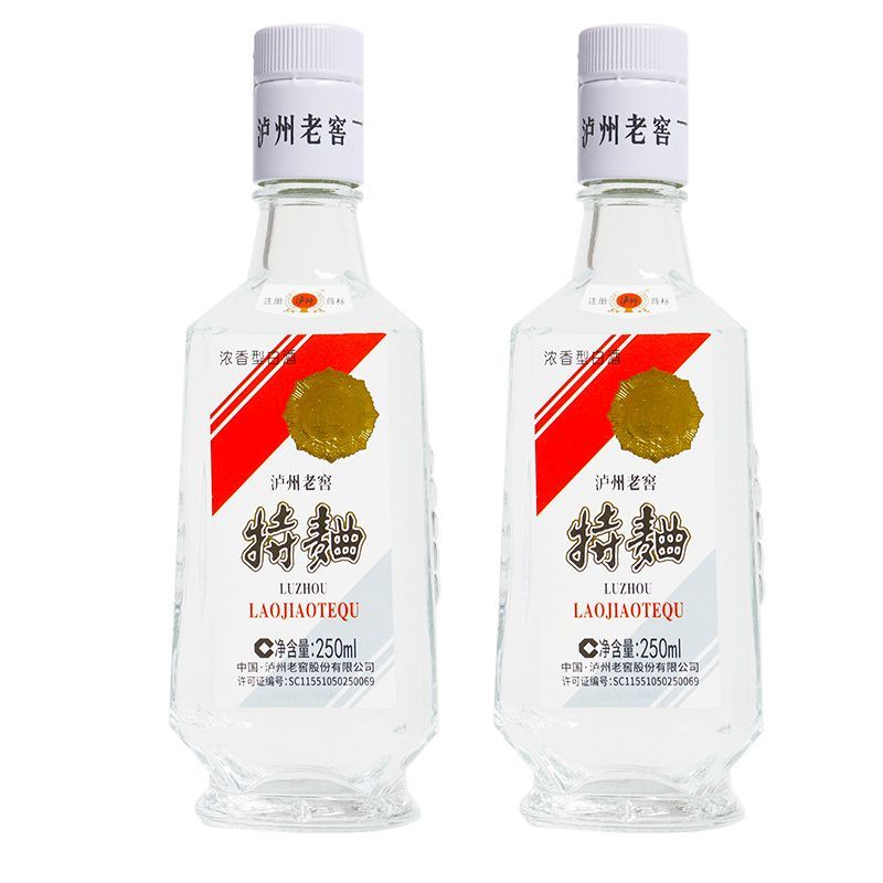 52度 泸州老窖特曲80版 250ml*1瓶 光瓶 浓香型白酒高清大图