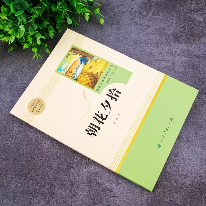 [配套人教版]朝花夕拾.送考点.北京燕山出版社 [正版]朝花夕拾 鲁迅原著书籍人教版无删减赠考点 世界名著七年级上册7初高清大图