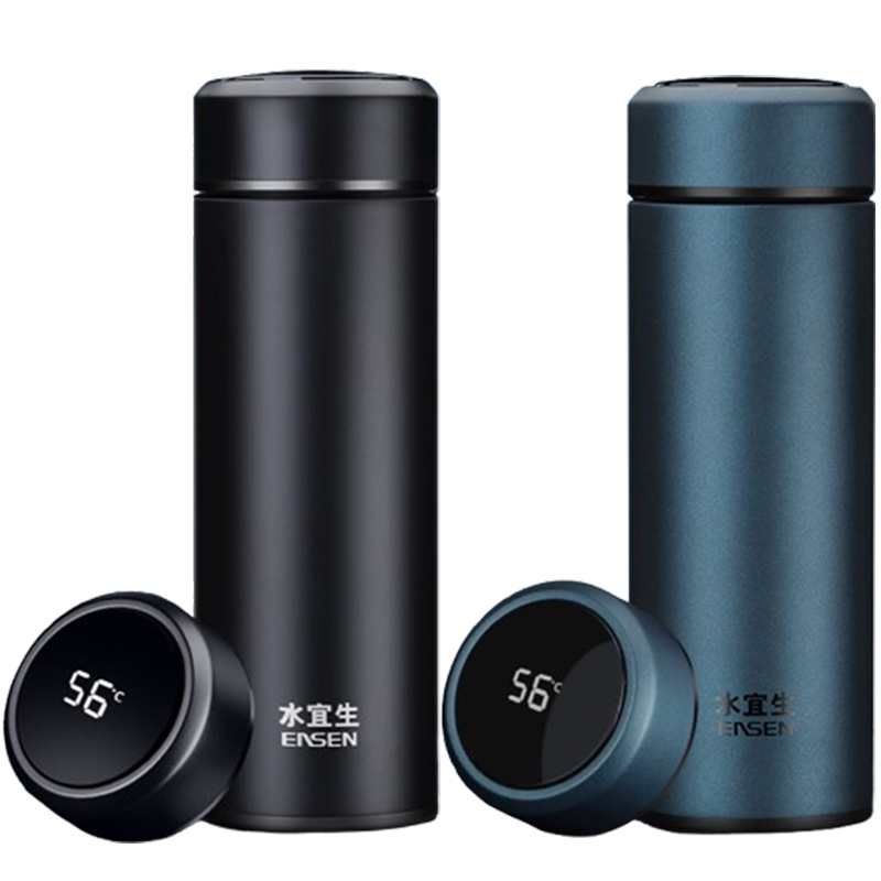 水宜生保温杯500ml大容量纯钛抗菌保鲜T601(随机发货)