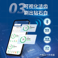 飞利浦(PHILIPS)电动牙刷 成人声波震动牙刷 送男友女友生日礼物钻石升级星钻刷 樱花粉HX9911/68