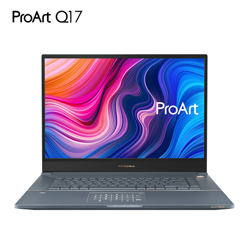 华硕(ASUS)ProArt Q17 W700G 17英寸至强处理器97%广色域创意设计师轻薄本笔记本电脑(E-2276M 64G 2TBSSD RTX3000Max-Q)