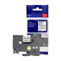京贤 KZe-231 标签色带 适用兄弟标签机色带 12mm KZe-231 白底黑字 标签打印机色带一支