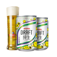 青岛啤酒(TSINGTAO)纯生200ml*24听
