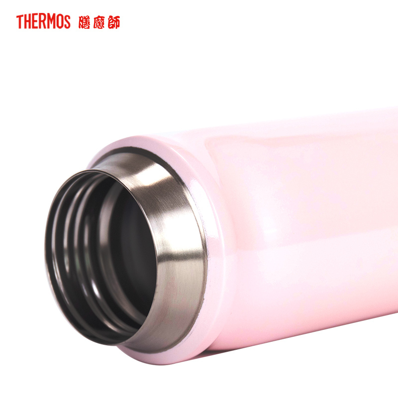 膳魔師(THERMOS)不锈钢保温杯TCMB-400 PWP 粉色 400ML 时尚轻便 /304不锈钢
