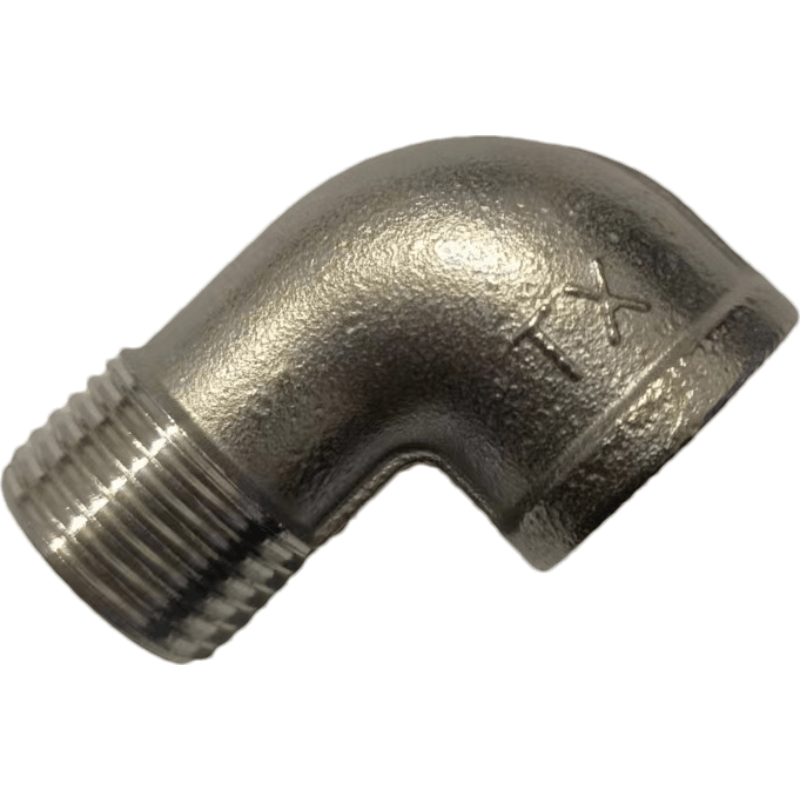 数铁牌不锈钢内外丝弯头1.2寸个图片