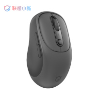 联想(Lenovo) 小新蓝牙无线鼠标Plus 商务办公轻音便携 笔记本台式机电脑鼠标 灰色