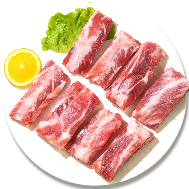 暖心驿站 小里脊前排肉猪蹄精肋排 土猪肉礼盒C款3000g高清大图
