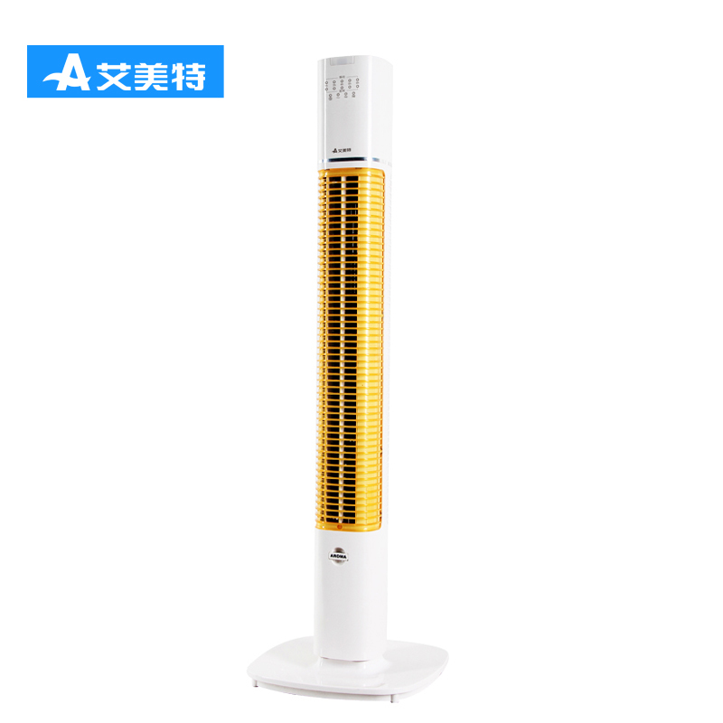 橙色 艾美特电风扇落地无叶风扇FT47R遥控立式塔扇家用迷你香薰大厦扇Y66A40 橙色