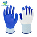 DERUIMAN浸胶劳保手套浸胶耐油防水工地耐磨挂胶防护手套