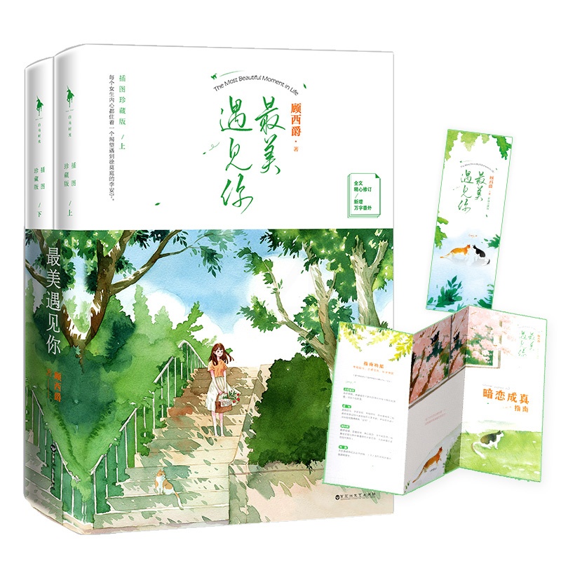 [醉染正版] 美遇见你:插图珍藏版 顾西爵 暖萌青春代言人顾西爵口碑之作 十年经典 校园文白月光青春言情小高清大图