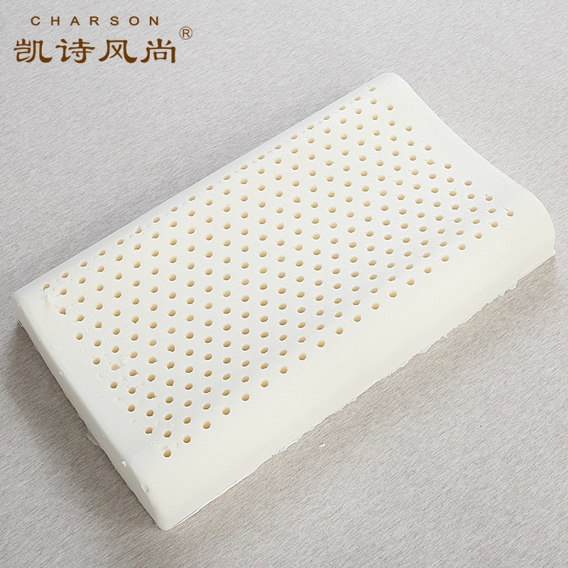 凯诗风尚(CHARSON)儿童乳胶枕芯 苏宁自营 宝宝幼儿园专用单人枕头套纯棉夏季小学生四季通用44*27cm