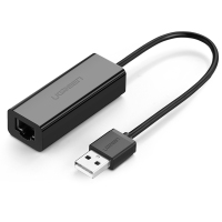 绿联 CR128 USB 2.0百兆网卡 小巧款 采用亚信AX88772A芯片