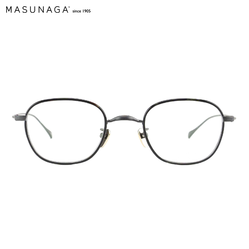 MASUNAGA增永眼镜男女复古手工全框眼镜架配镜近视光学镜架GMS-199TC高清大图