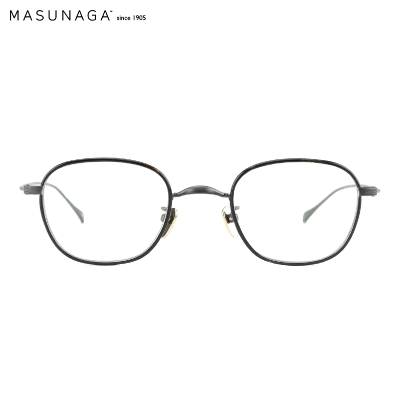 MASUNAGA增永眼镜男女复古手工全框眼镜架配镜近视光学镜架GMS-199TC