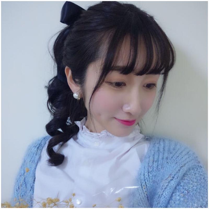 日本原单 棉花珍珠耳夹 可节无耳洞螺旋耳夹耳环耳钉耳饰R304送女朋友七夕情人节礼物