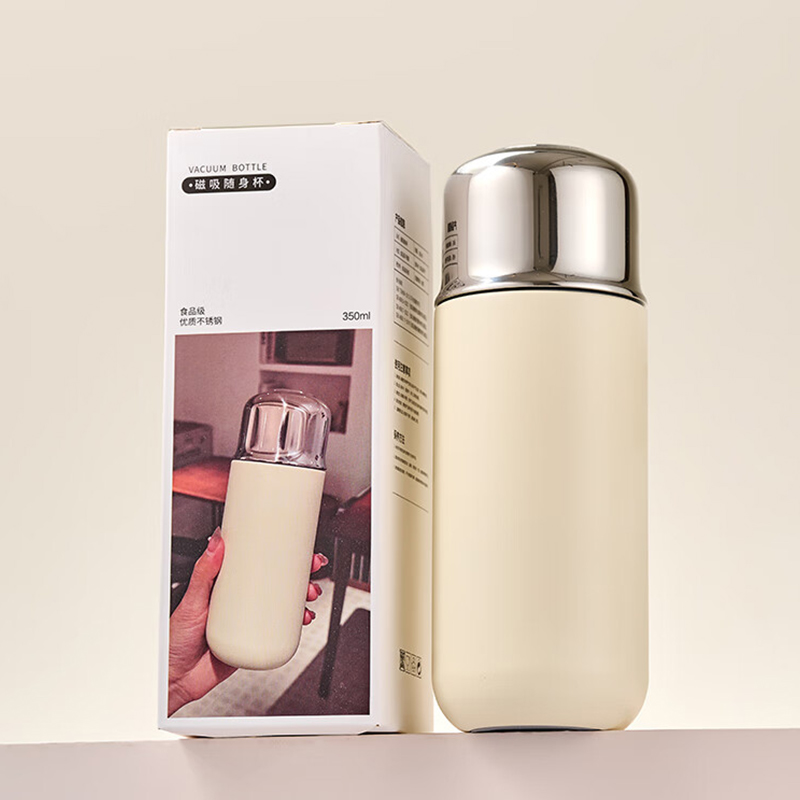 金镶玉暖白磁吸随身杯350ml/个