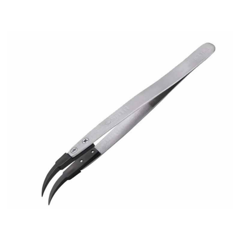 世达 SATA 3162 防静电宽头镊子130MM