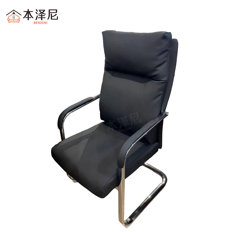 本泽尼 弓形办公椅 HTZ-TJ2024 580*700*1120mm 把高清大图