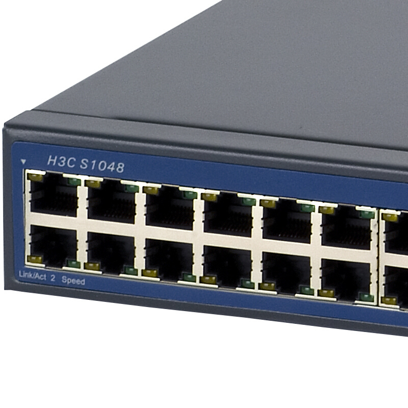 华三(H3C)S1048 48口百兆 交换机 快速以太网交换机 100Mbps 百兆以内 SOHO交换机
