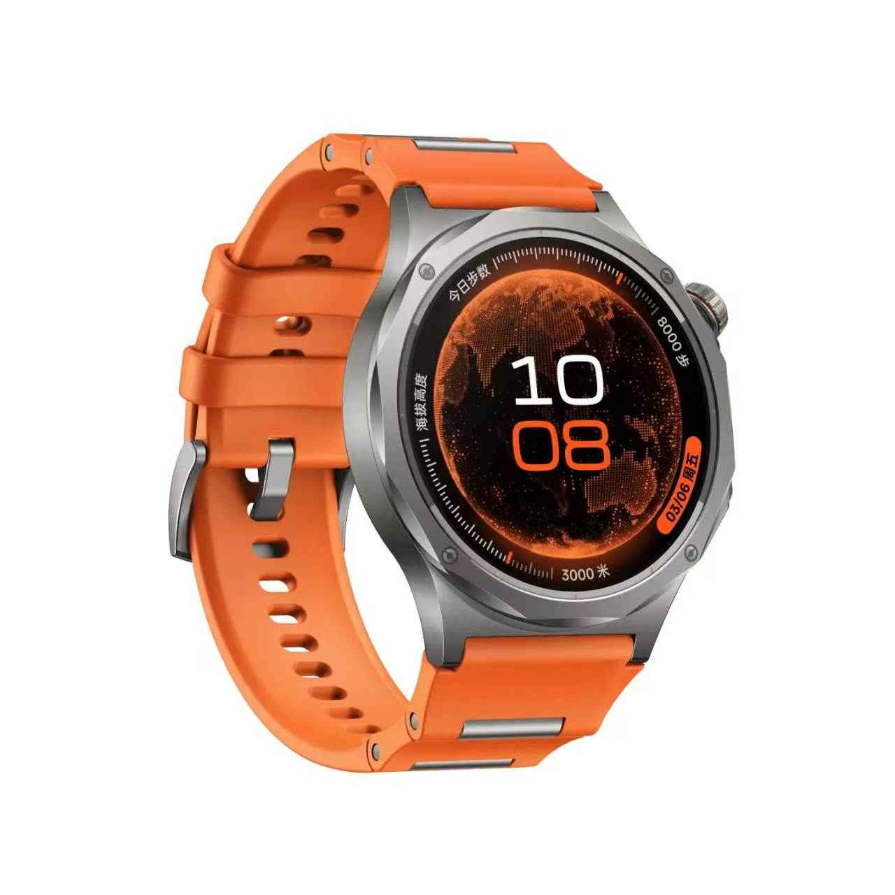 [智能手表]OPPO Watch X3 OWW261 寰宇星橙 CN高清大图