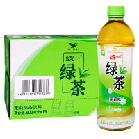 统一 绿茶500ml*15瓶整箱茉莉花茶饮料 清凉解渴