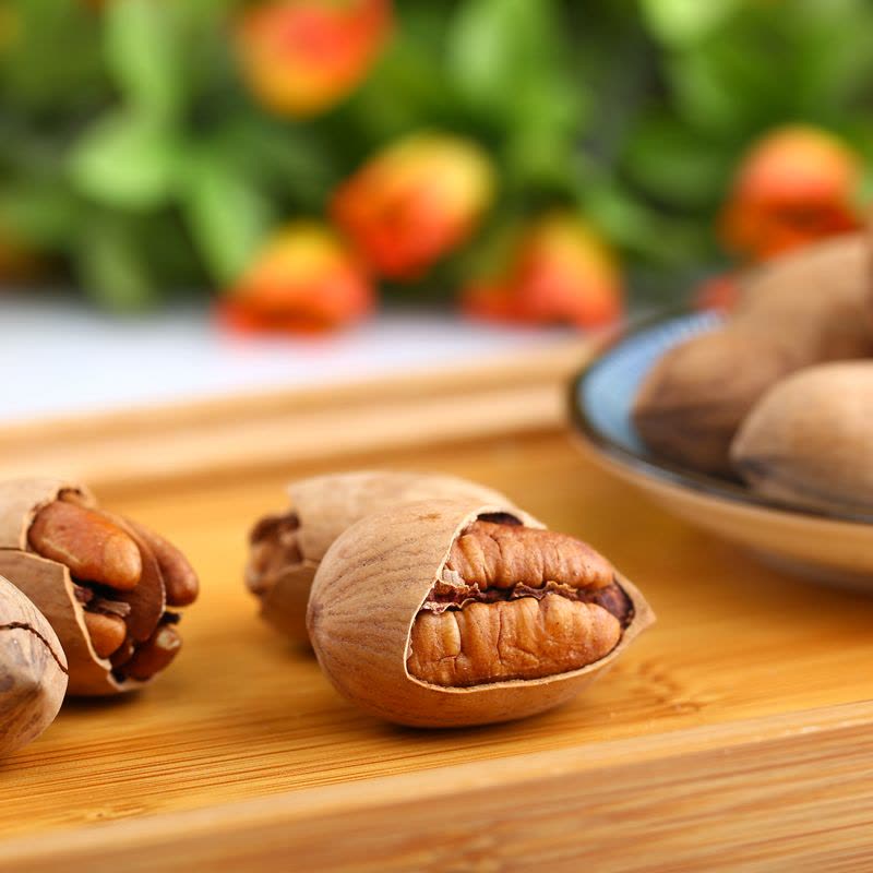 【鼠大厨_碧根果2袋装216g】奶油味坚果炒货办公室休闲零食干果图片