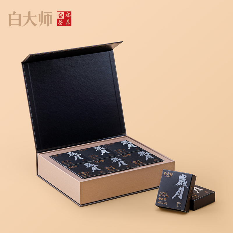白大师钛杯闷泡杯420ml 2013年福鼎白茶寿眉袋泡茶叶礼盒装100g高清大图