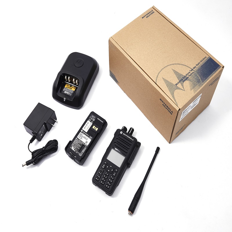 Motorola摩托罗拉 手持数字防爆对讲机IIB XiR GP338D+(频段UHF)黑色 台高清大图