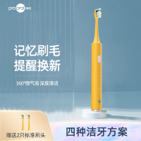 博皓(prooral)电动牙刷男女情侣款成人充电式全自动电动牙刷防水声波震动牙刷微气泡牙刷 T32橙色