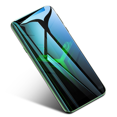 小米黑鲨手机钢化膜xiaomihelo游戏吃鸡256gb2代128gb10g